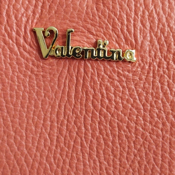 🟧NWT Valentina Coral Leather Crossbody - Picture 4 of 13